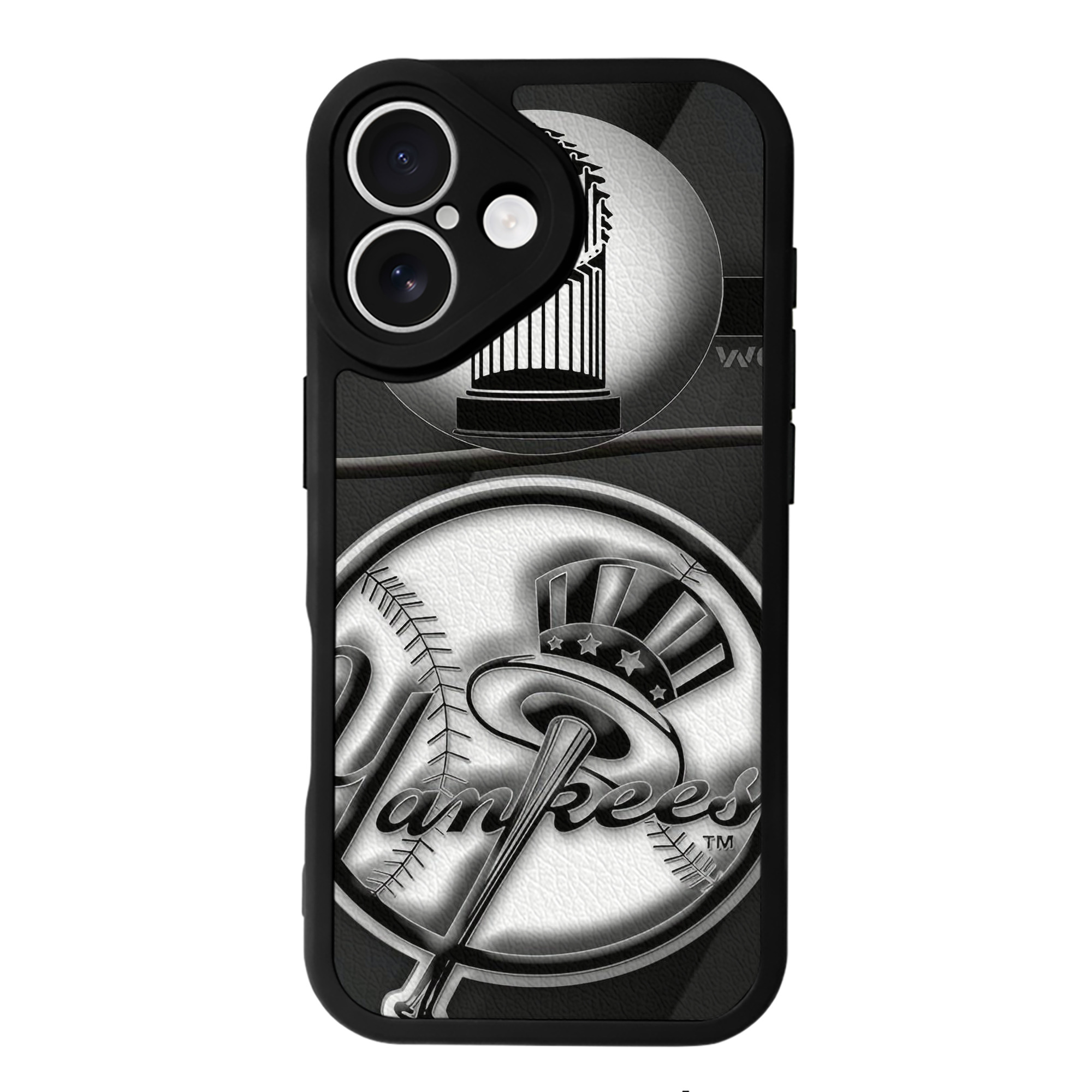 New York Yankees 325 IPhone 16 Silicone Leather Case – UV Print, Lambskin Texture – Perfect Fit, Wireless Charging Compatible, Scratch Resistant, Precise Cutouts – Stylish Protection For IPhone 16